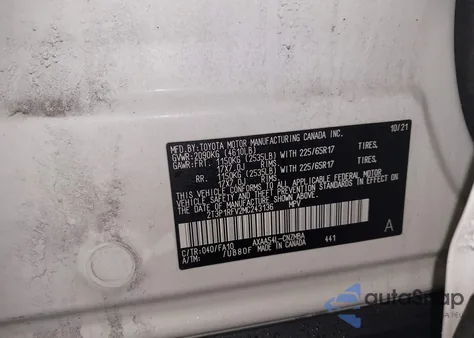2021 Toyota Rav4 Xle from USA, damaged, VIN 2T3P1RFV2MC243136